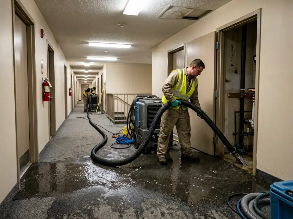 multi-unit-apartment-hallway-f-005 — frequently asked questions, Emergency Burst Pipe Water Extraction & Removal in Benton H…